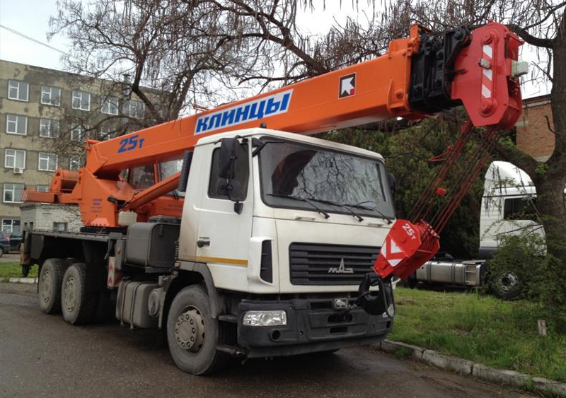 Аренда автокрана 25 тонн